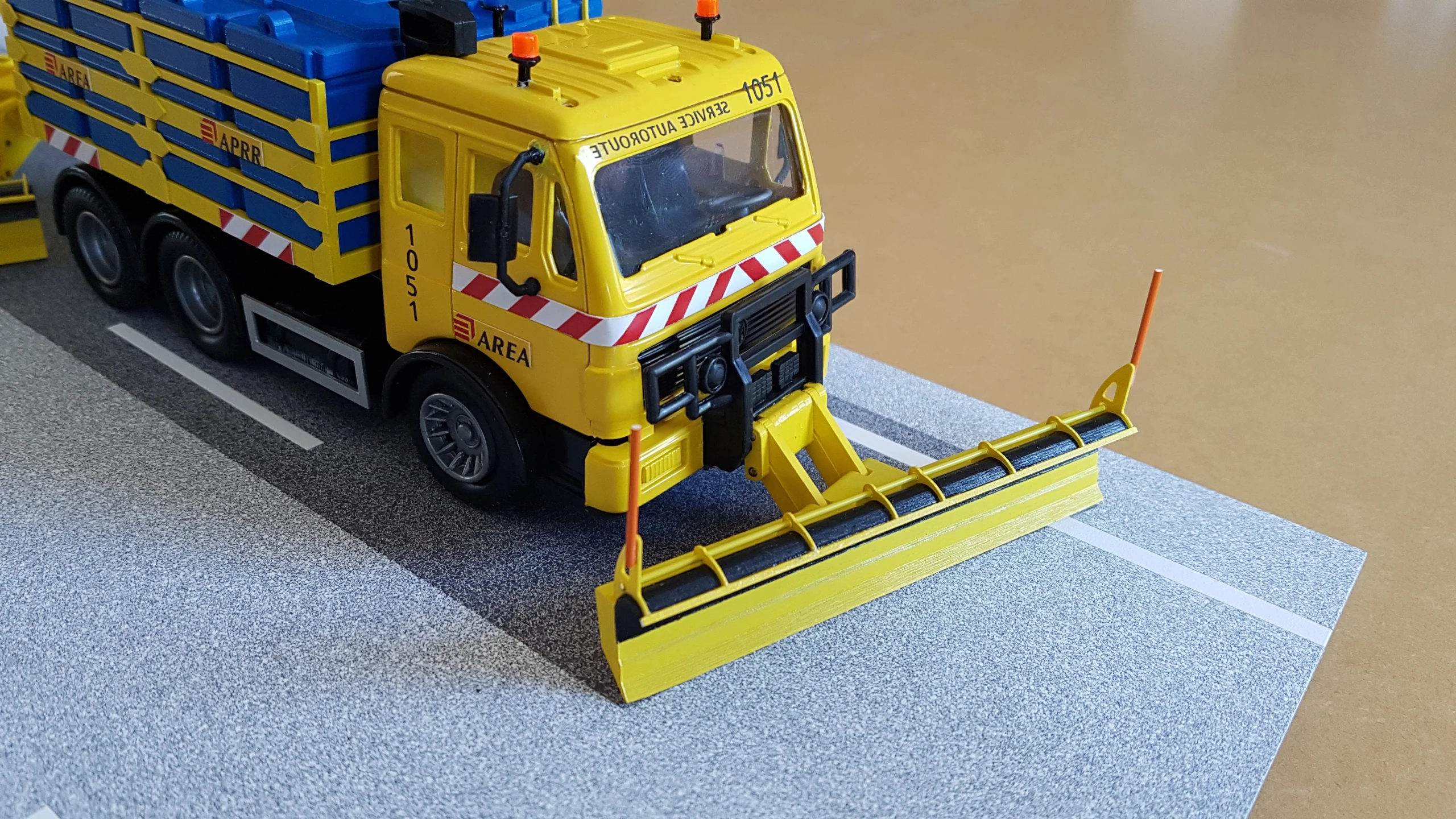 Maquette d'industrie - Camion déneigement